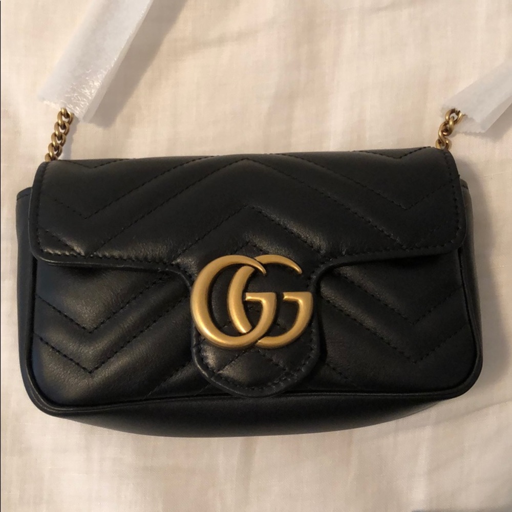 Black gucci supermini bag - Picture 2 of 3